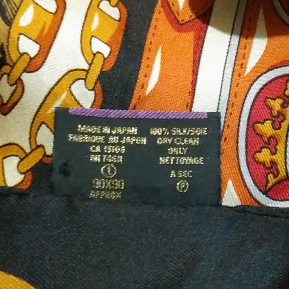 Tie Rack Art of Silk Scarf - Picture 3 of 8